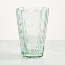 Bubble Green HiBall Glass