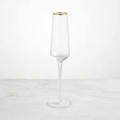 Gold Band Champagne Flute