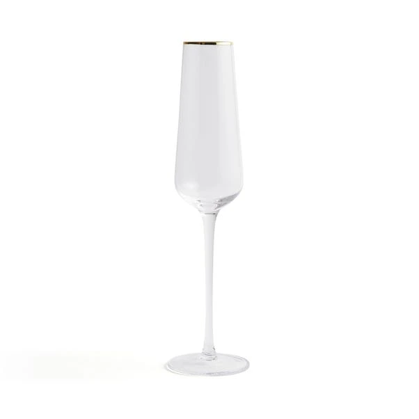 Gold Band Champagne Flute 2 Gold Band Champagne Flute - Image 2