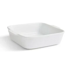 White Ribbed Square Roaster -Online Tableware Store 30892499 alt02
