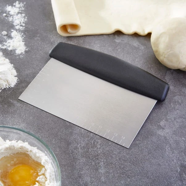 Professional Stainless Steel Dough Scraper 1 Professional Stainless Steel Dough Scraper