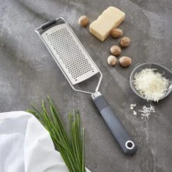 Handheld Grater With Soft Grip Handle