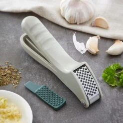 Handy Kitchen Stainless Steel Garlic Press
