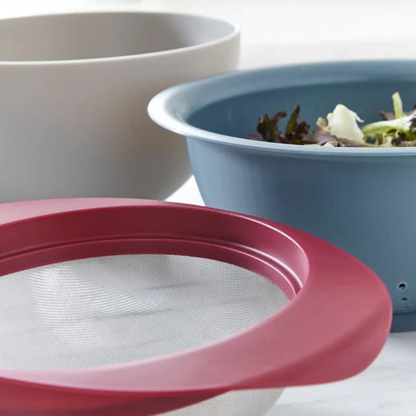 Handy Kitchen Bowl, Collander & Sieve Set 2 Handy Kitchen Bowl, Collander & Sieve Set - Image 2