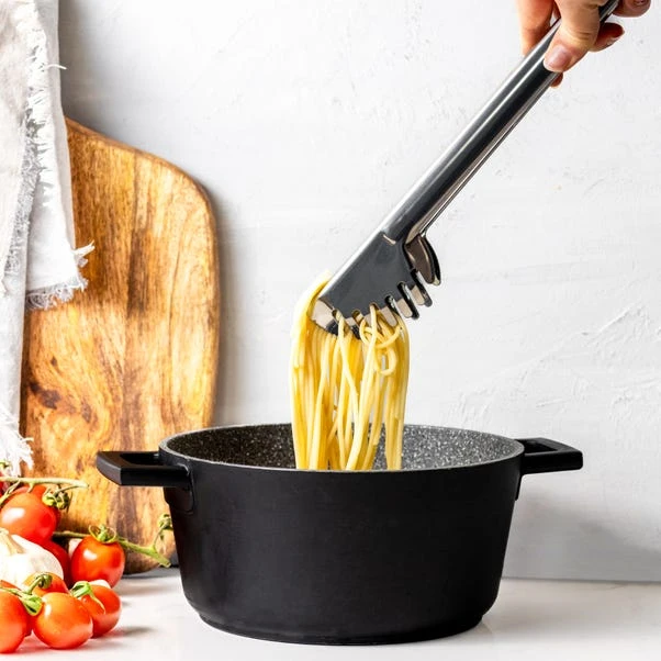 World Foods Stainless Steel Pasta Tongs 2 World Foods Stainless Steel Pasta Tongs - Image 2