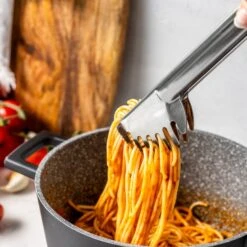 World Foods Stainless Steel Pasta Tongs 9 World Foods Stainless Steel Pasta Tongs -Online Tableware Store 30893502 alt02