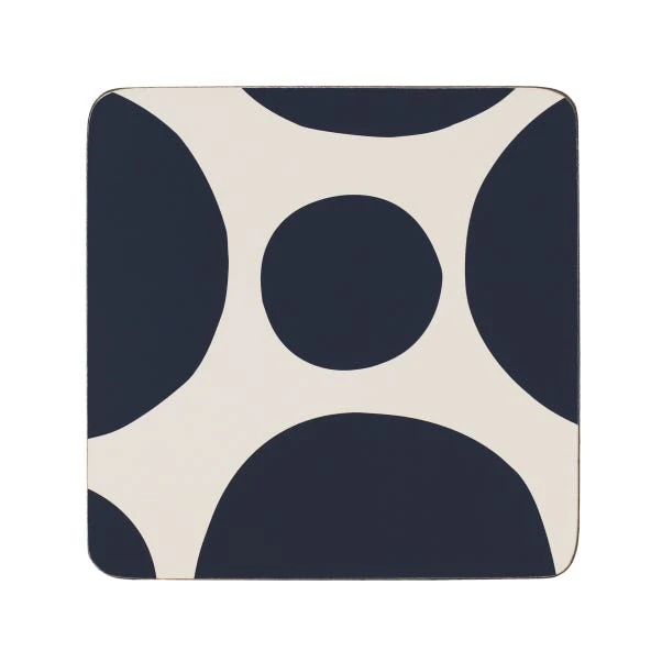 Pack Of 4 Modern Spot Corkback Coasters 2 Pack Of 4 Modern Spot Corkback Coasters - Image 2
