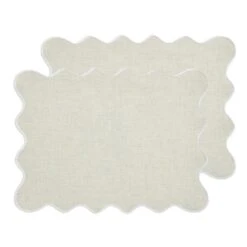 Set Of 2 Scalloped Placemats -Online Tableware Store 30898500 alt01