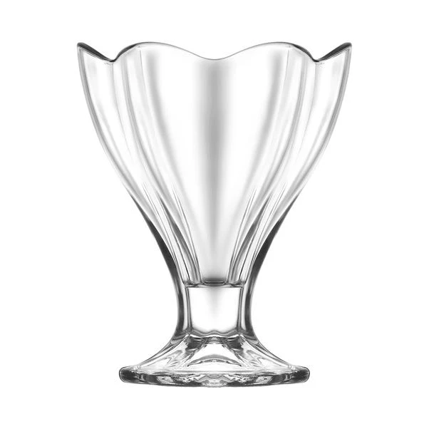 Scallop Sundae Dish Clear 3 Scallop Sundae Dish Clear - Image 3