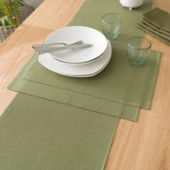 Set Of 2 Recycled Ribbed Placemats