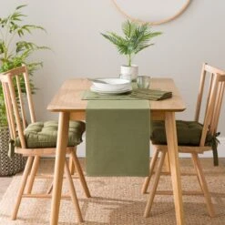 Recycled Ribbed Table Runner