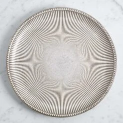 Steeple Embossed Serving Plate