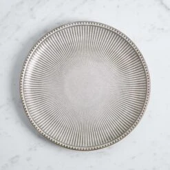 Steeple Embossed Dinner Plate