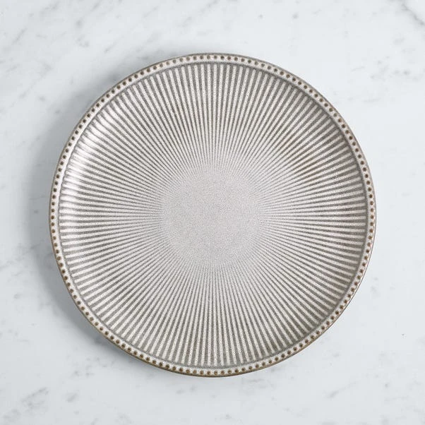Steeple Embossed Dinner Plate 1 Steeple Embossed Dinner Plate