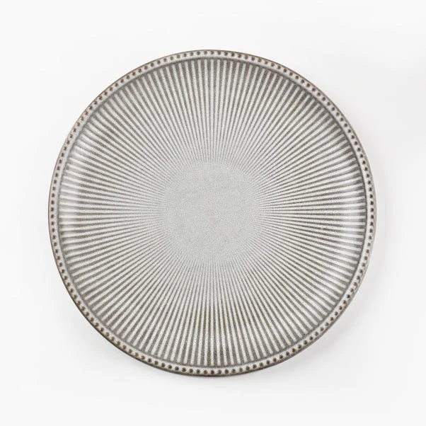 Steeple Embossed Dinner Plate 2 Steeple Embossed Dinner Plate - Image 2