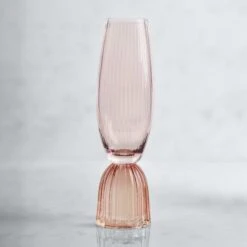 Set Of 2 Florence Lilac & Apricot Flute Glasses -Online Tableware Store 30922794 alt02