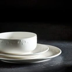 Heart Embossed 12 Piece Dinner Set -Online Tableware Store 30922795 alt02