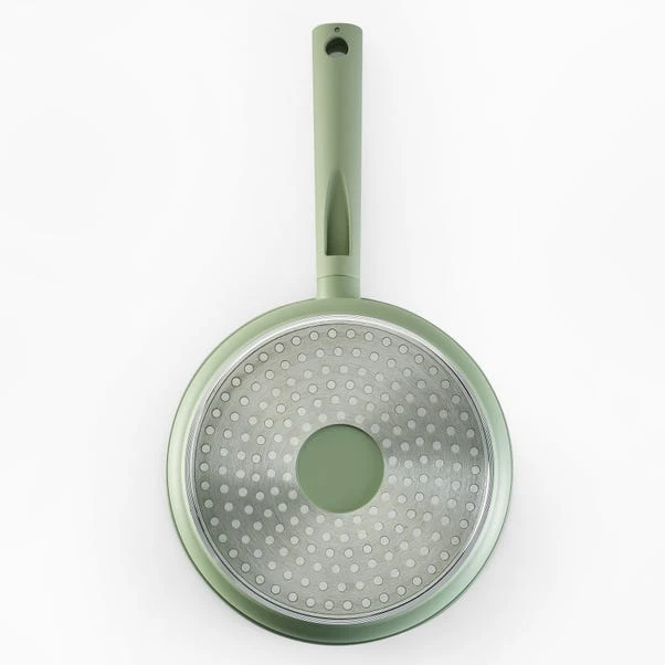 Cast Aluminium Saucepan 20cm With Lid Green 5 Cast Aluminium Saucepan 20cm With Lid Green - Image 5