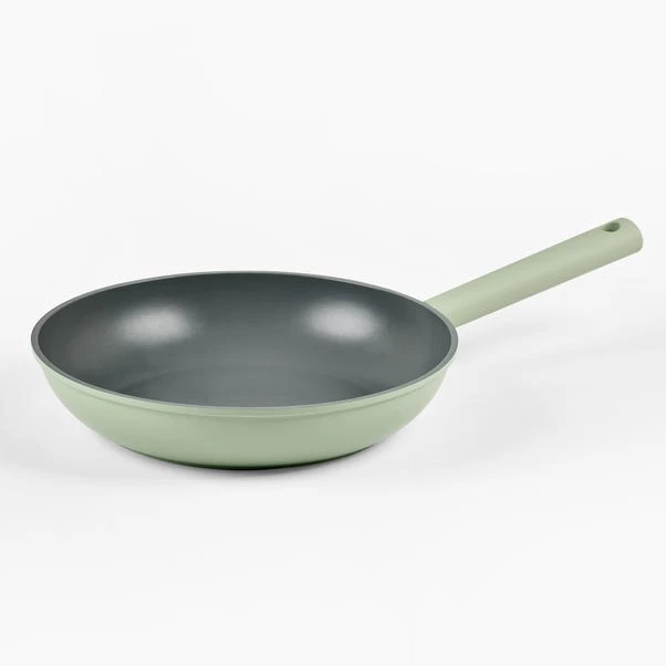 Cast Aluminium Frying Pan 28cm Green 3 Cast Aluminium Frying Pan 28cm Green - Image 3