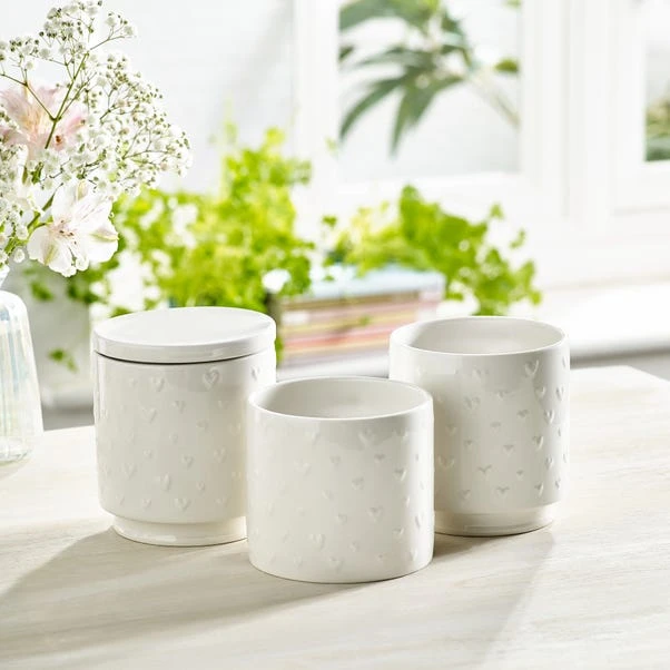 Heart Stacking Canisters 2 Heart Stacking Canisters - Image 2