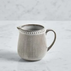 Steeple Embossed Milk Jug