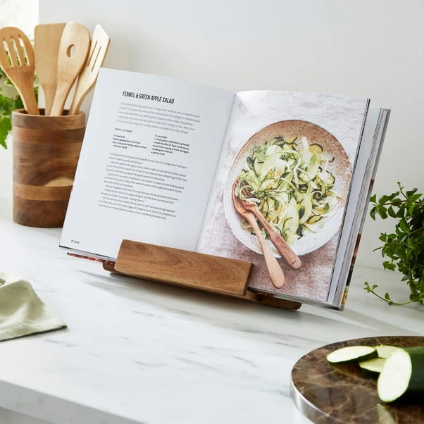 Cook Book Stand Acacia 1 Cook Book Stand Acacia