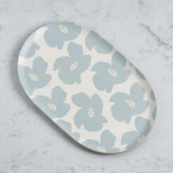 Online Tableware Store 11 Eloise Blue Plywood Tray Oval