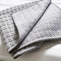 Pack Of 4 Microfibre Cloths With Scrubber -Online Tableware Store 30925534 alt02