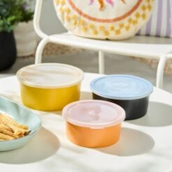 Round Storage Tubes With Lids