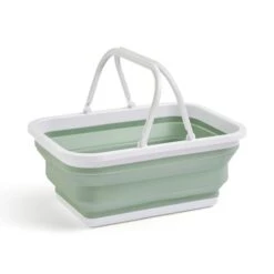 Collapsible Cleaning Bowl With Handle Sage 5 Collapsible Cleaning Bowl With Handle Sage -Online Tableware Store 30926461 alt02