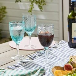 Ripple Acrylic Wine Glass -Online Tableware Store 30926592