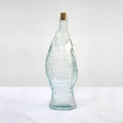 Recycled Glass Fish Carafe