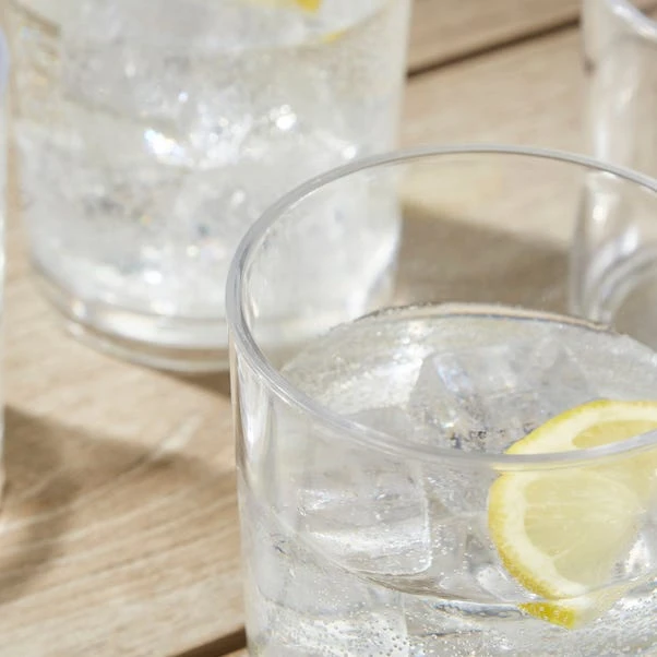 Set Of 4 Acrylic Lowball Tumblers 2 Set Of 4 Acrylic Lowball Tumblers - Image 2