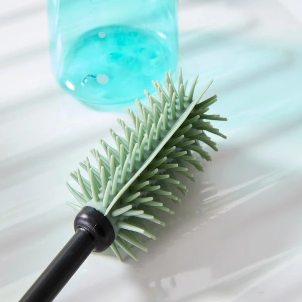 Soft Grip Silicone Bristle Bottle Brush 2 Soft Grip Silicone Bristle Bottle Brush - Image 2