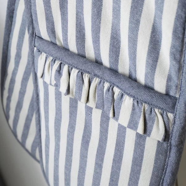 Linford Frill Double Oven Glove Blue 2 Linford Frill Double Oven Glove Blue - Image 2