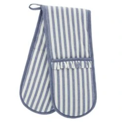Linford Frill Double Oven Glove Blue 7 Linford Frill Double Oven Glove Blue -Online Tableware Store 30931858 alt03