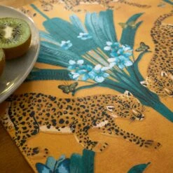Set Of 2 Tropical Leopard Placemat 7 Set Of 2 Tropical Leopard Placemat -Online Tableware Store 30931891 alt02
