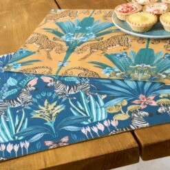 Set Of 2 Tropical Leopard Placemat 9 Set Of 2 Tropical Leopard Placemat -Online Tableware Store 30931891 alt04