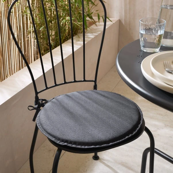 Set Of 2 Water Resist Round Seat Pads 1 Set Of 2 Water Resist Round Seat Pads