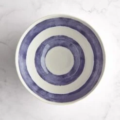 Striped Stoneware Snack Bowl 7 Striped Stoneware Snack Bowl -Online Tableware Store 30931969 alt01