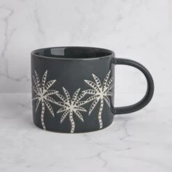 Stoneware Palm Tree Mug