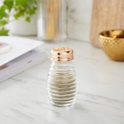 Beehive Rose Gold Salt & Pepper Shaker