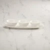 Dover White Tray And Dip Bowls