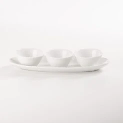 Dover White Tray And Dip Bowls -Online Tableware Store 30936884 alt02