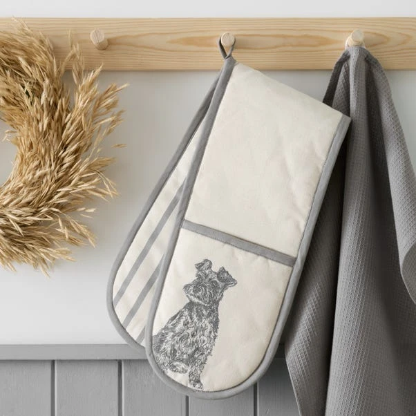 Schnauzer Double Oven Glove 1 Schnauzer Double Oven Glove