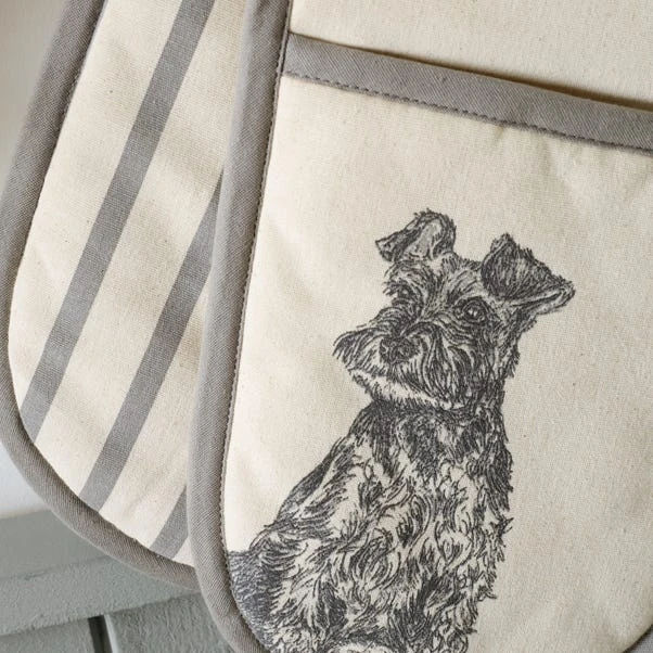 Schnauzer Double Oven Glove 2 Schnauzer Double Oven Glove - Image 2