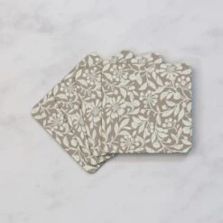 Set Of 4 Chartwell Cork Back Coasters