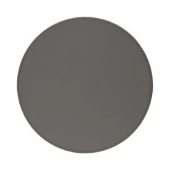 Set Of 4 Black & Grey Faux Leather Reversible Round Placemats 7 Set Of 4 Black & Grey Faux Leather Reversible Round Placemats -Online Tableware Store 30938351 alt03