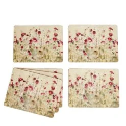 C TOPS Set Of 6 Wild Poppies Placemats -Online Tableware Store 30942723 alt03