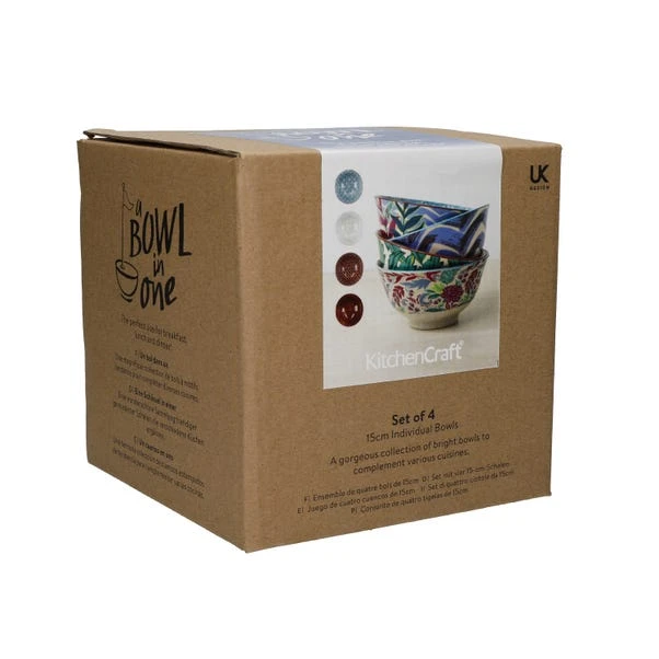 Kitchencraft Set Of 4 Geo Bowls 6 Kitchencraft Set Of 4 Geo Bowls - Image 6